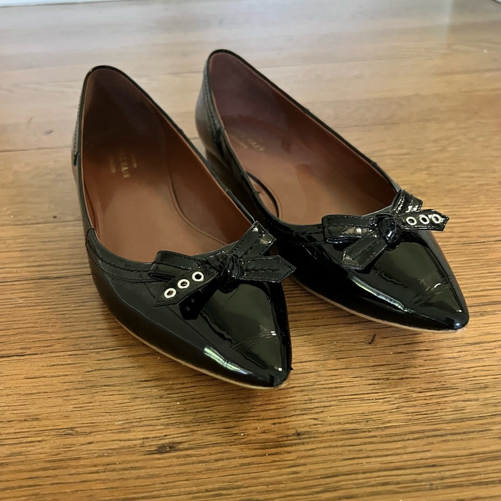 Black ballerinas, size 7 - Picture 2 of 4
